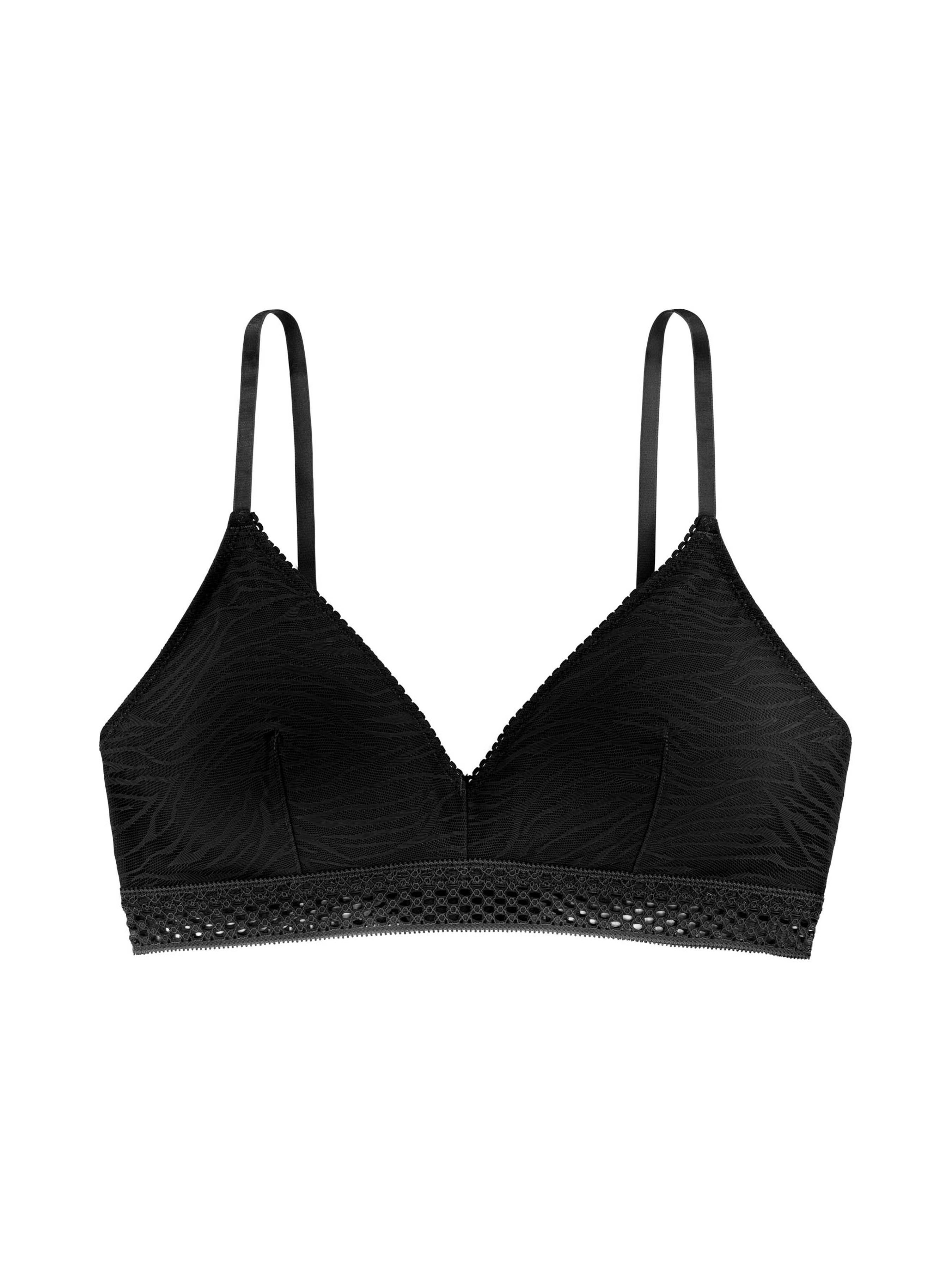 Buy F.N.K STYLE Bralette for Women Cage Bra Cotton Blend Lightly Padded  with Removable Pads Seamless Wire Free for Western Beach Wear & Backless  Dresses - Pack of 1 Black at