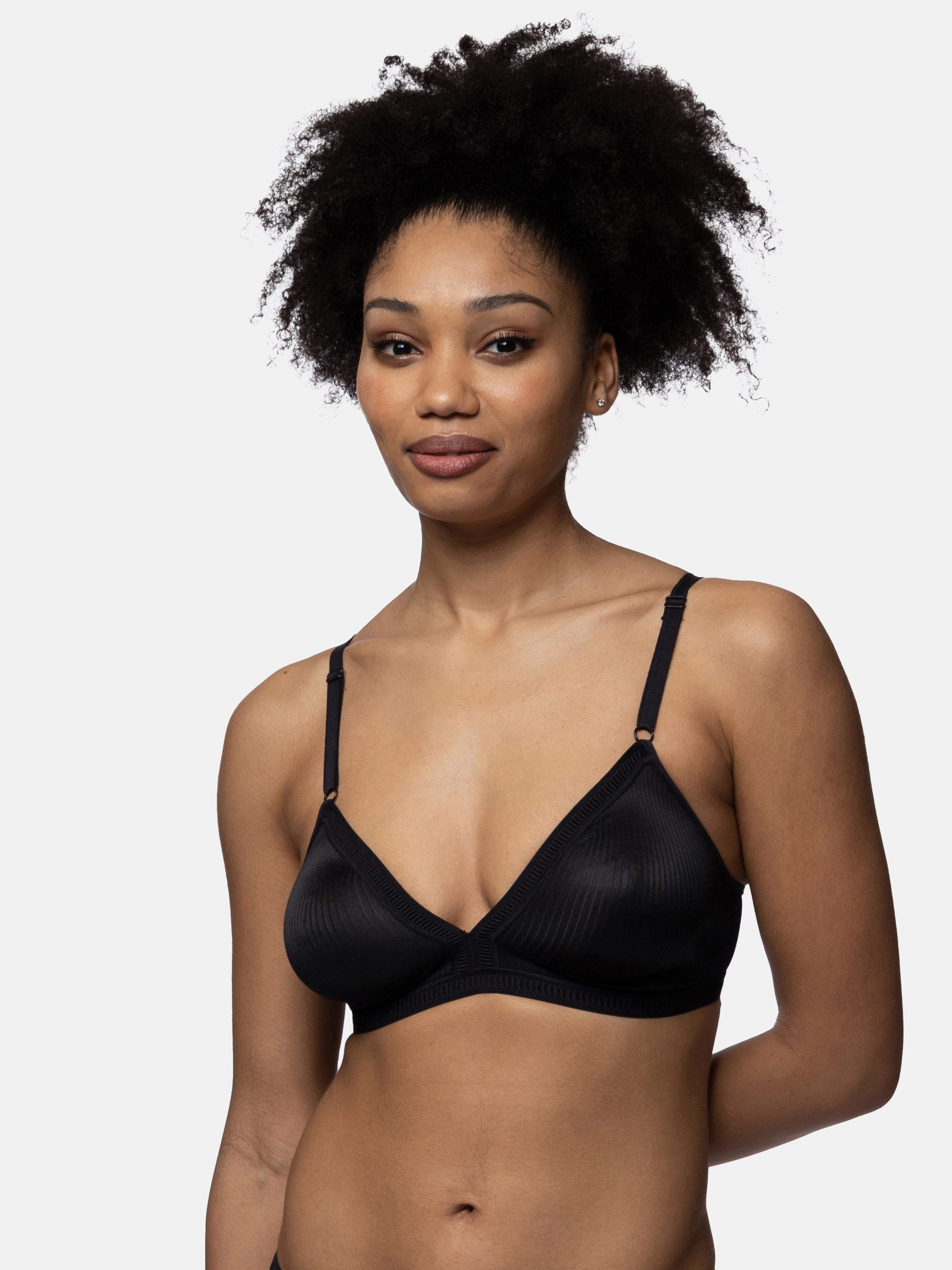 Dorina Women Non Pad No Padding Unlined Wirefree Wireless Comfort Daily T  Shirt Bralette Everyday Bra Top, Tiffany - Non Padded Bra - Black, 34C :  : Clothing, Shoes & Accessories